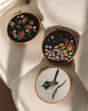 Blue Wren embroidery design