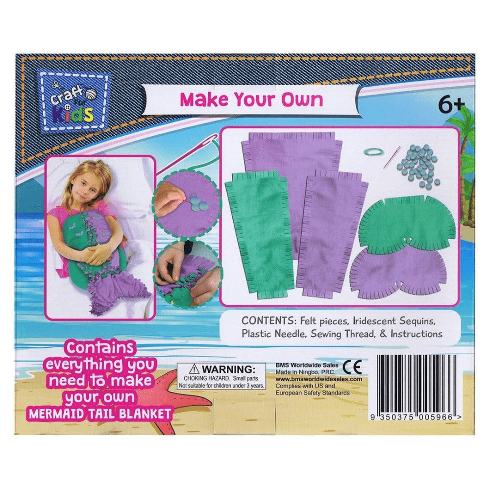CFK Make Your Own Mermaid Tail Blanket - Crafty Hobbies Australia