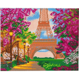 Crystal Art Paris In Spring Full - Crafty Hobbies Australia