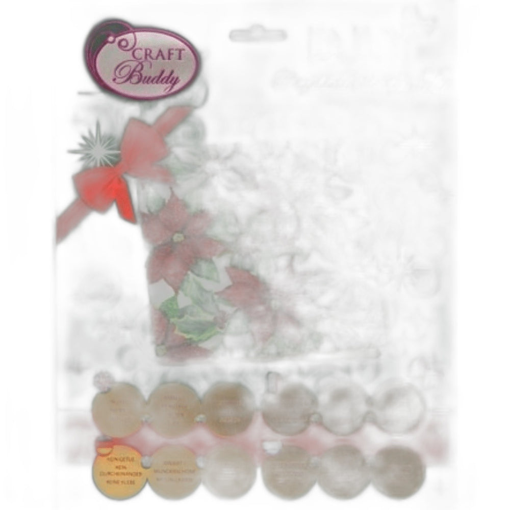 Crystal Card Kit "Poinsettias" - Crafty Hobbies Australia