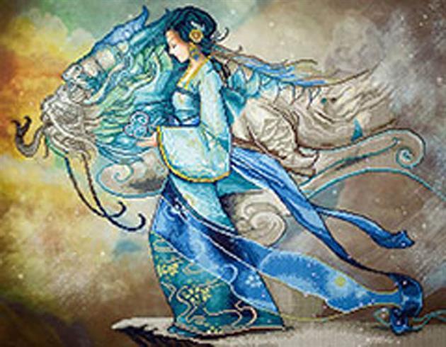 Diamond Dotz Kit, DRAGON PRINCESS - Crafty Hobbies Australia