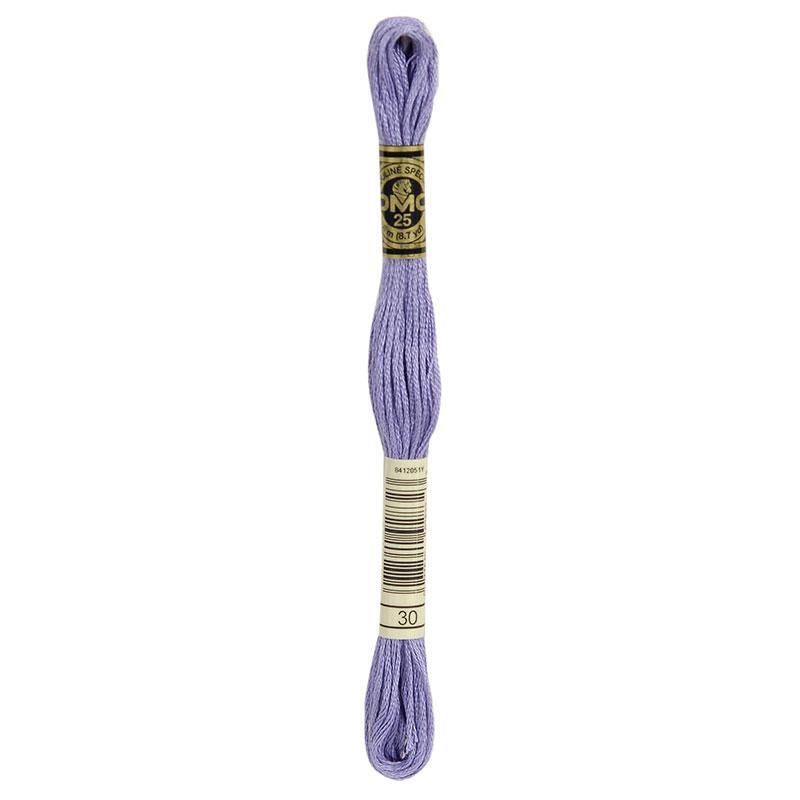 DMC 30 Medium Light Blueberry Stranded Cotton - Crafty Hobbies Australia