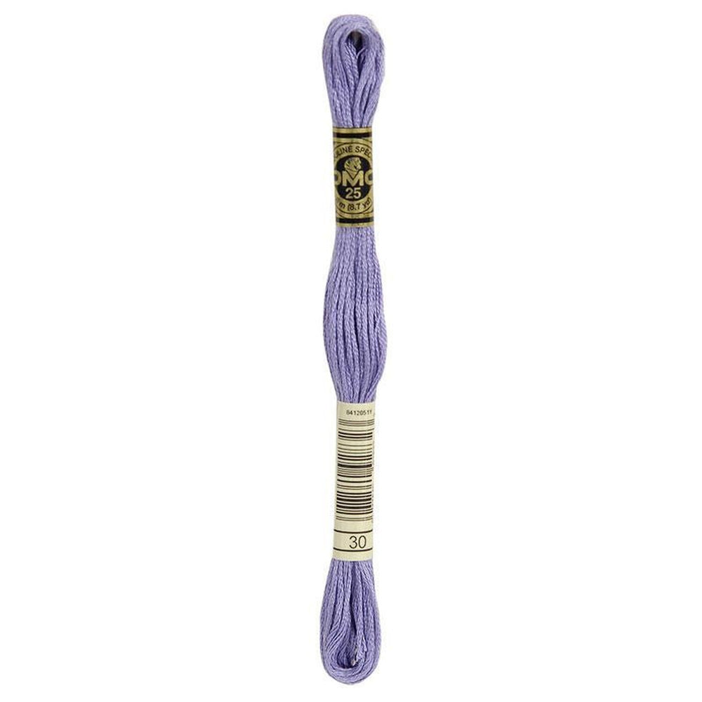 DMC 30 Medium Light Blueberry Stranded Cotton - Crafty Hobbies Australia