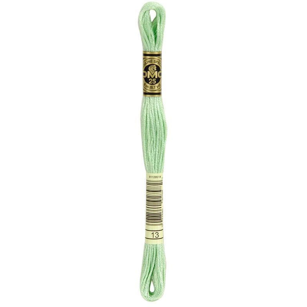 DMC Thread 13 Wasabi Hand Embroidery Floss Stranded Cotton - Crafty Hobbies Australia