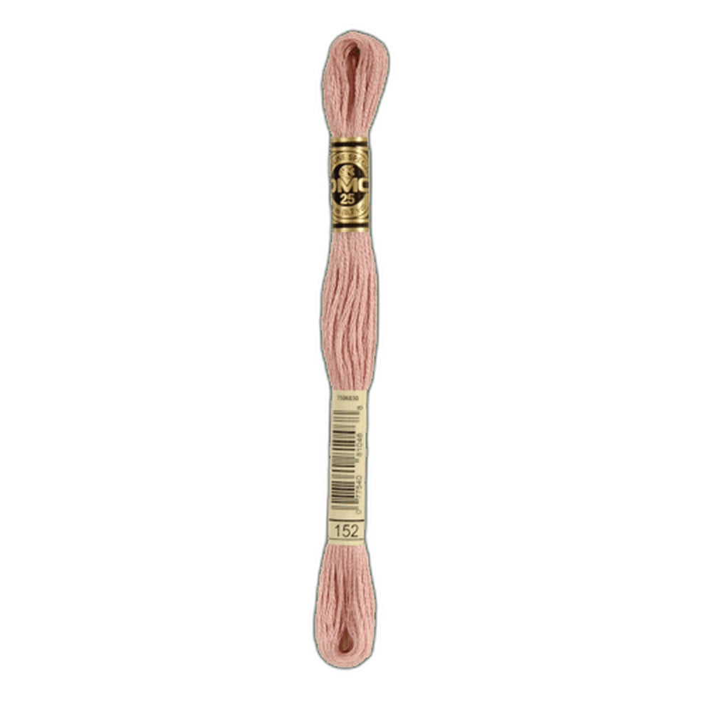 DMC 152 Medium Light Shell Pink Stranded Cotton Embroidery Floss