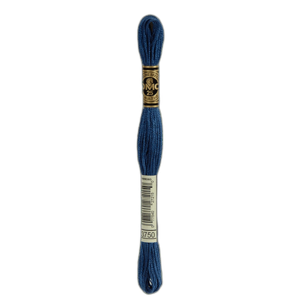 DMC 3750 Very Dark Antique Blue Stranded Cotton Embroidery Floss