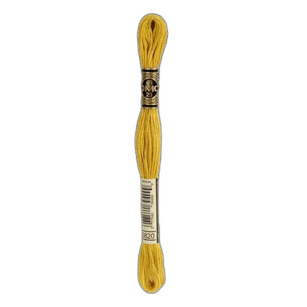 DMC 3820 Dark Straw Stranded Cotton Embroidery Floss