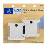 FLOSS BOBBIN CARDBOARD 50on - Crafty Hobbies Australia