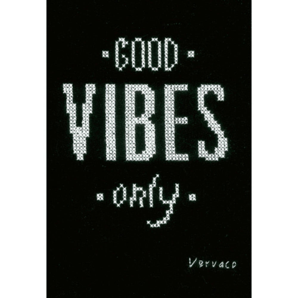 Good Vibes Only counted cross stitch kit - Crafty Hobbies Australia