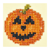 HAPPY HALLOWEEN 7.6 x 7.6cm (3 x 3in) - Crafty Hobbies Australia