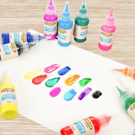 Hobby Line Decorator Paint 35mL (12 Pack) - Crafty Hobbies Australia