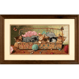 Kitty Litter, Counted Cross Stitch Kit - Crafty Hobbies Australia