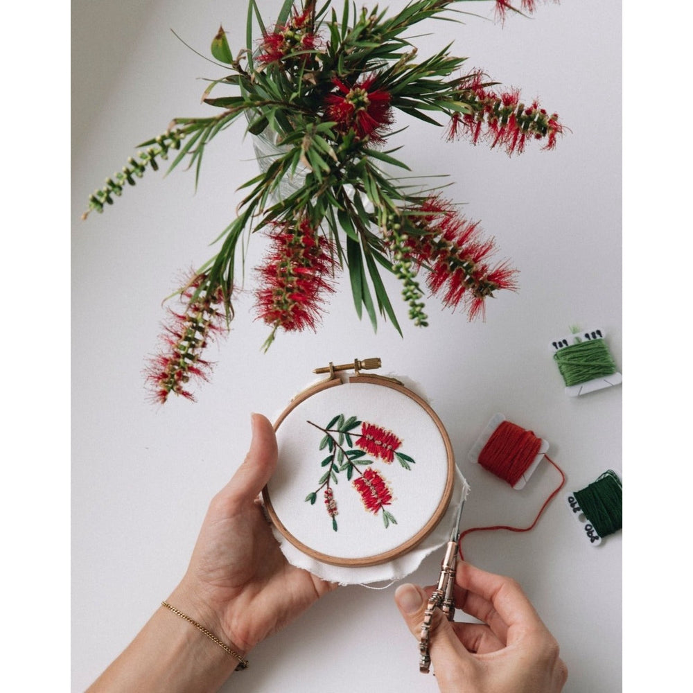 Bottlebrush embroidery design