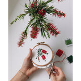Bottlebrush embroidery design