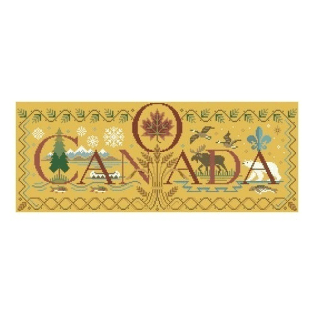 O'Canada Cross Stitch Pattern - Crafty Hobbies Australia