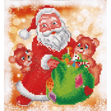 Santa & Teddies by DIAMOND DOTZ - Crafty Hobbies Australia