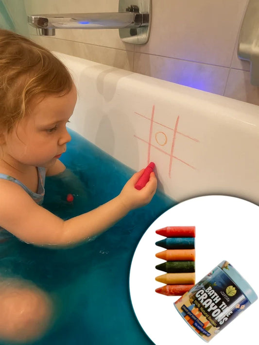 Beeswax Bath Crayons packaging
