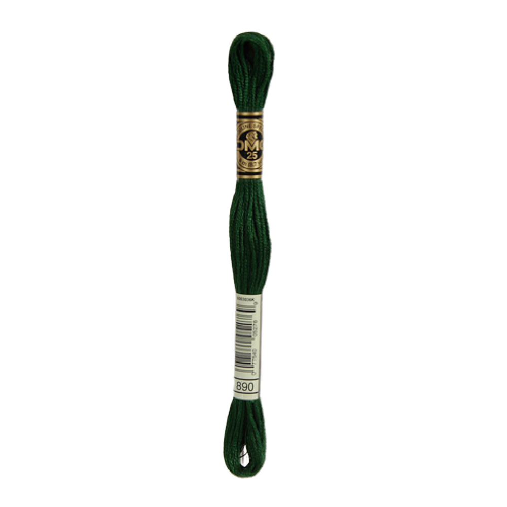 890 Ultra Dark Pistachio Green Stranded Cotton