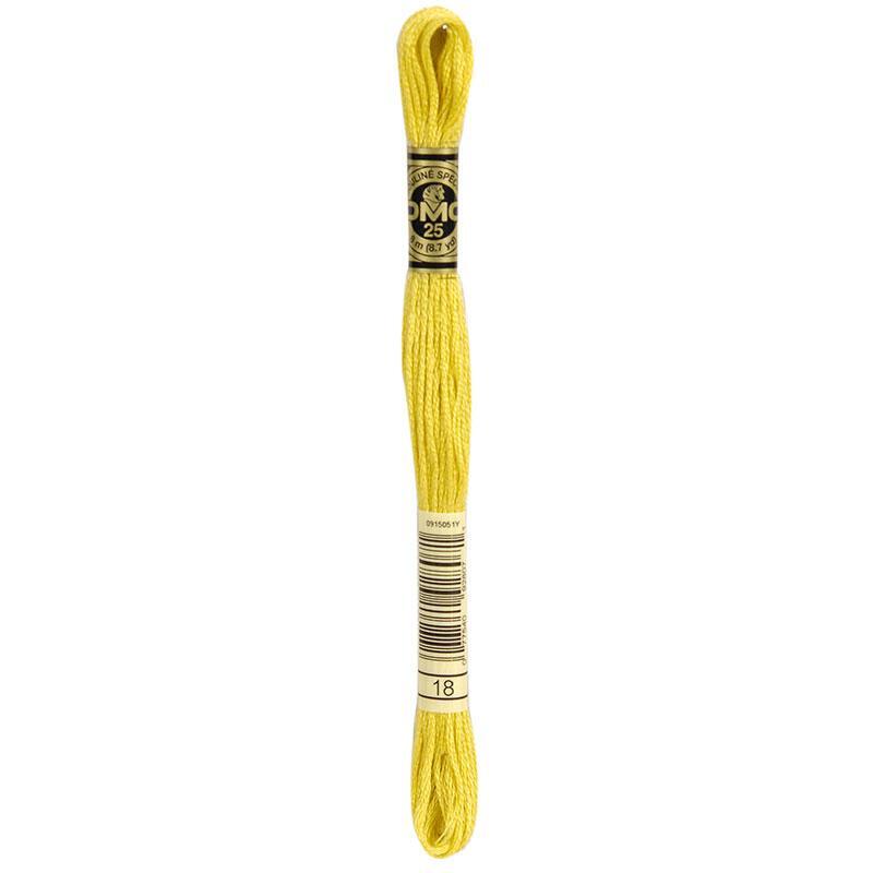DMC 18 Yellow Plum Stranded Cotton
