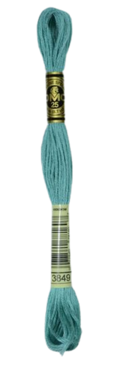 3849 Light Teal Green Stranded Cotton