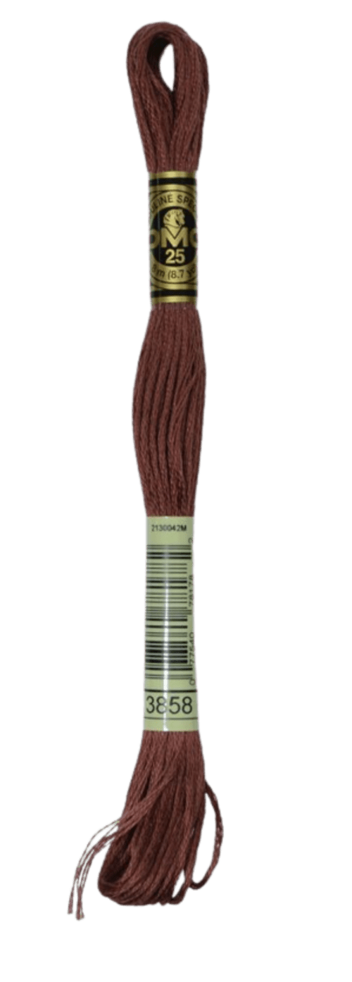 3858 Medium Rosewood Stranded Cotton