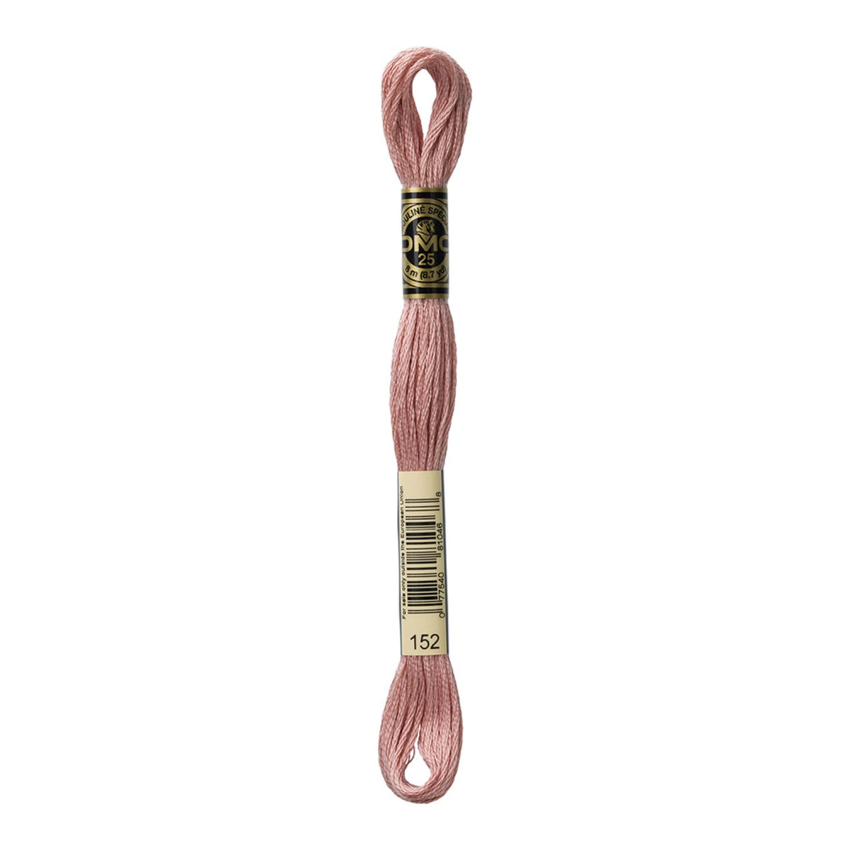 DMC Stranded Cotton 100g Cone 152 Shell Pink Med Light (Art 5214)