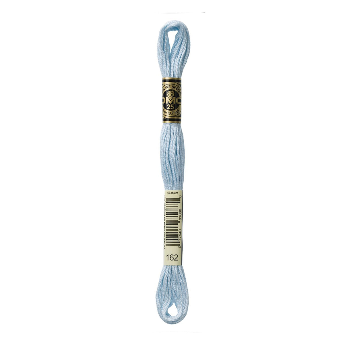 DMC Stranded Cotton 100g Cone 162 Blue Ultra Very Light (Art 5214)