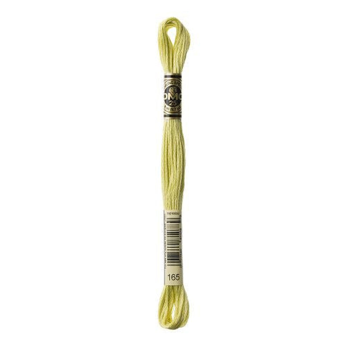 DMC Stranded Cotton 100g Cone 165 Moss Green Vy Lt (Art 5214)