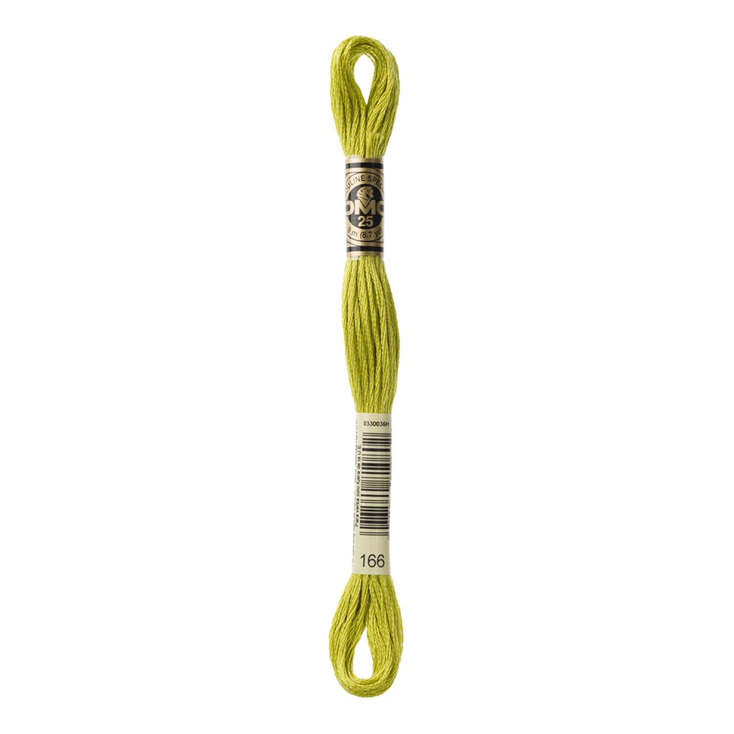DMC Stranded Cotton 100g Cone 166 Moss Green Md Lt (Art 5214)