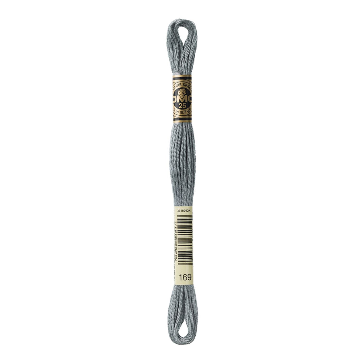 DMC Stranded Cotton 100g Cone 169 Pewter Light (Art 5214)