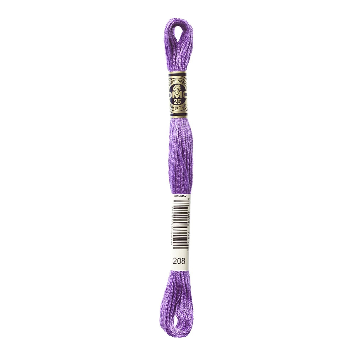 DMC Stranded Cotton 100g Cone 208 Lavender Very Dark (Art 5214)