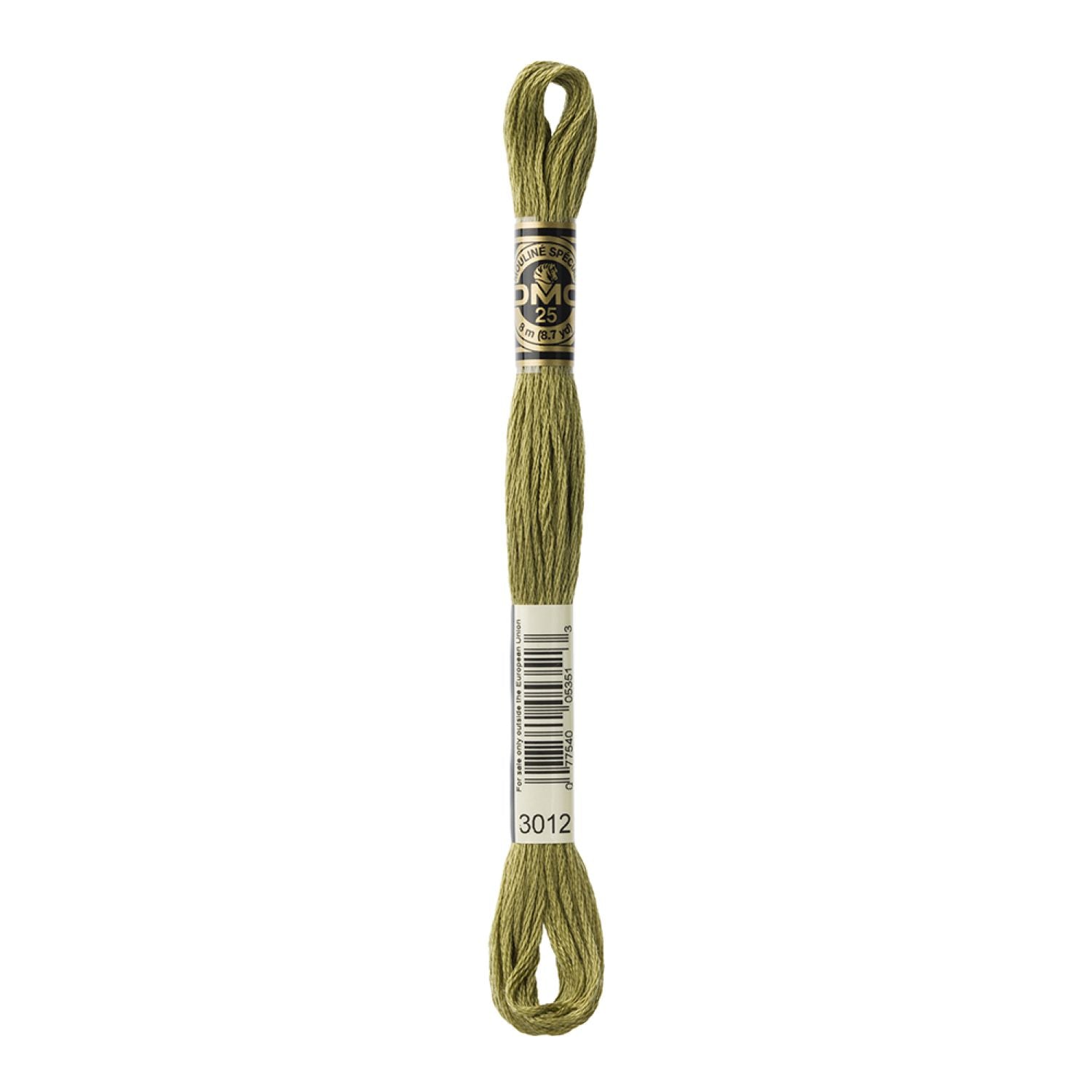 DMC Stranded Cotton 100g Cone 3012 Khaki Green Md (Art 5214)