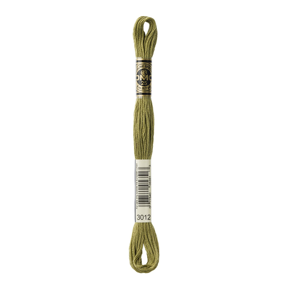 DMC Stranded Cotton 100g Cone 3012 Khaki Green Md (Art 5214)