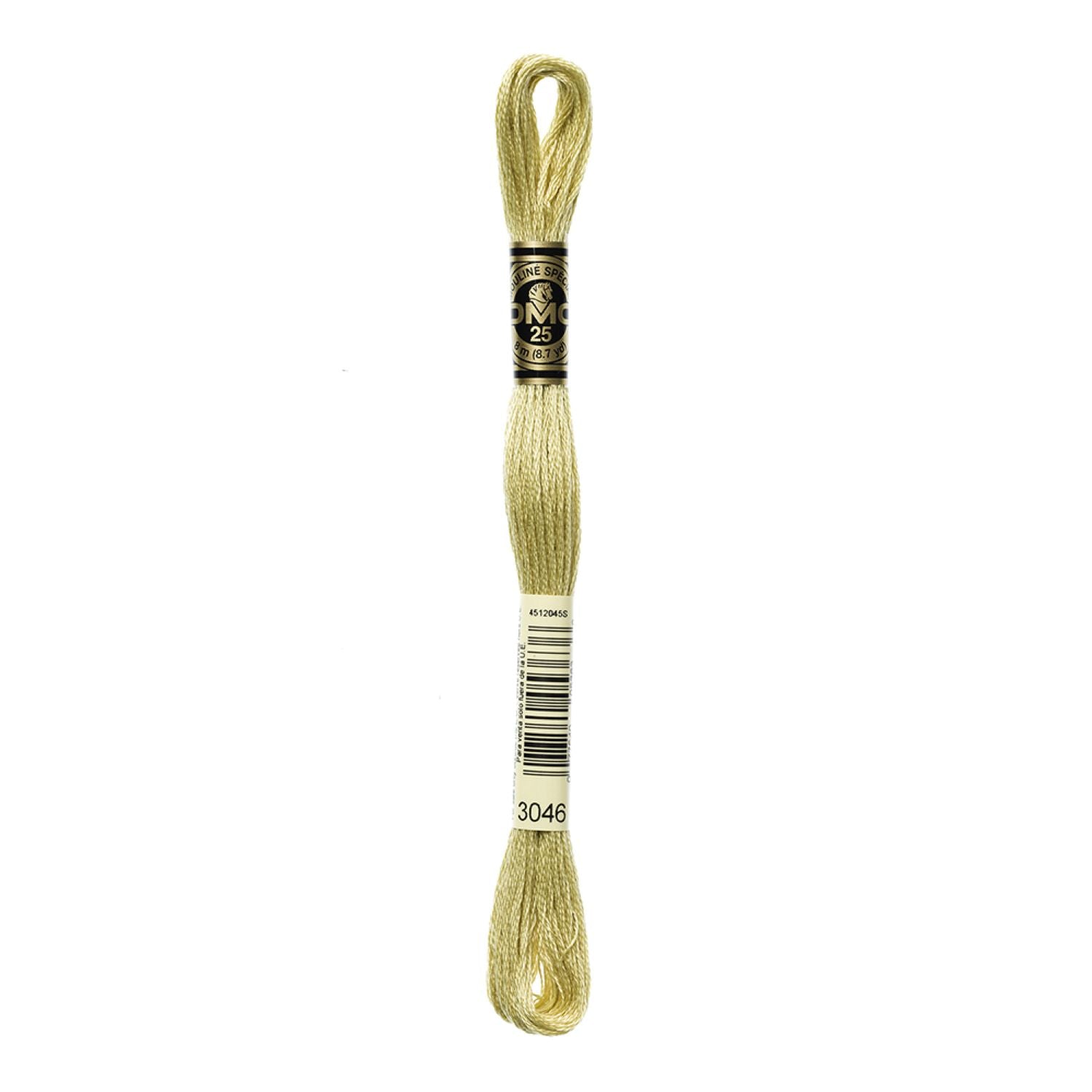 DMC Stranded Cotton 100g Cone 3046 Yellow Beige Md (Art 5214)