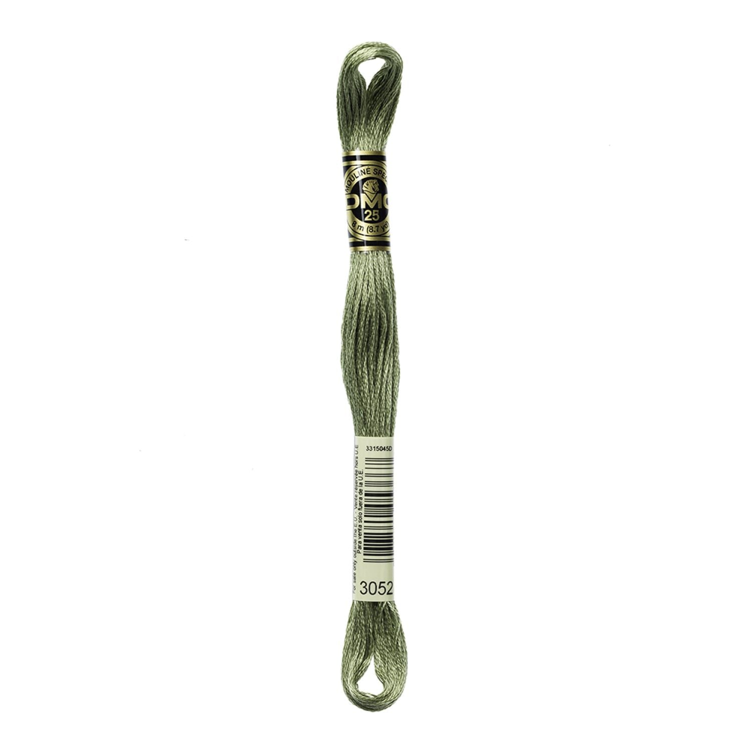 DMC Stranded Cotton 100g Cone 3052 Green Gray Md (Art 5214)