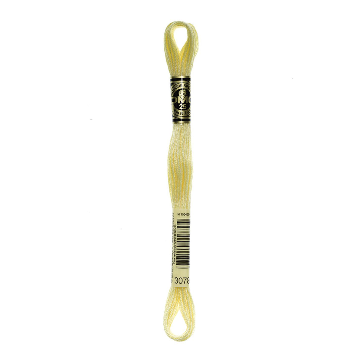 DMC Stranded Cotton 100g Cone 3078 Golden Yellow Vy Lt (Art 5214)