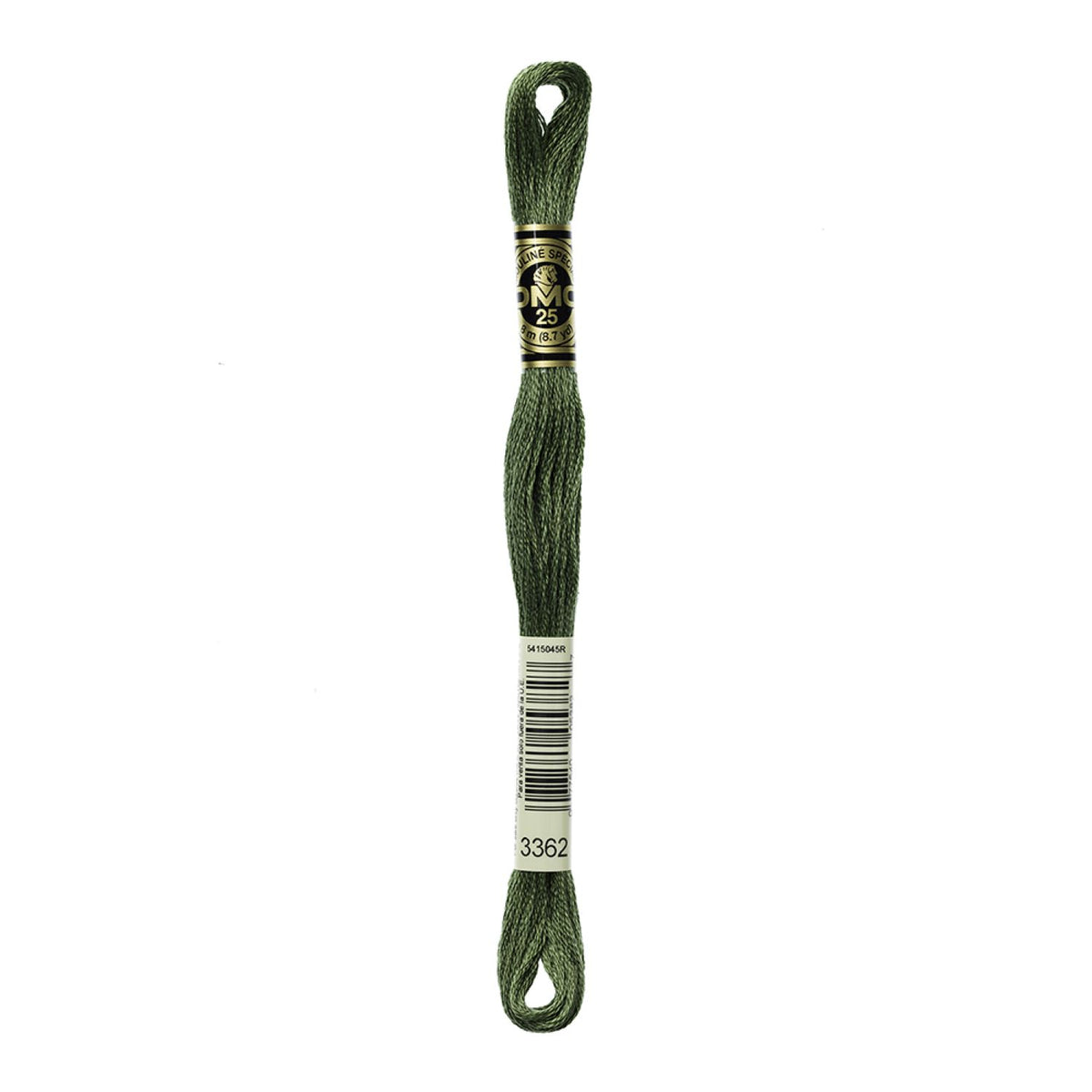 DMC Stranded Cotton 100g Cone 3362 Pine Green Dk (Art 5214)