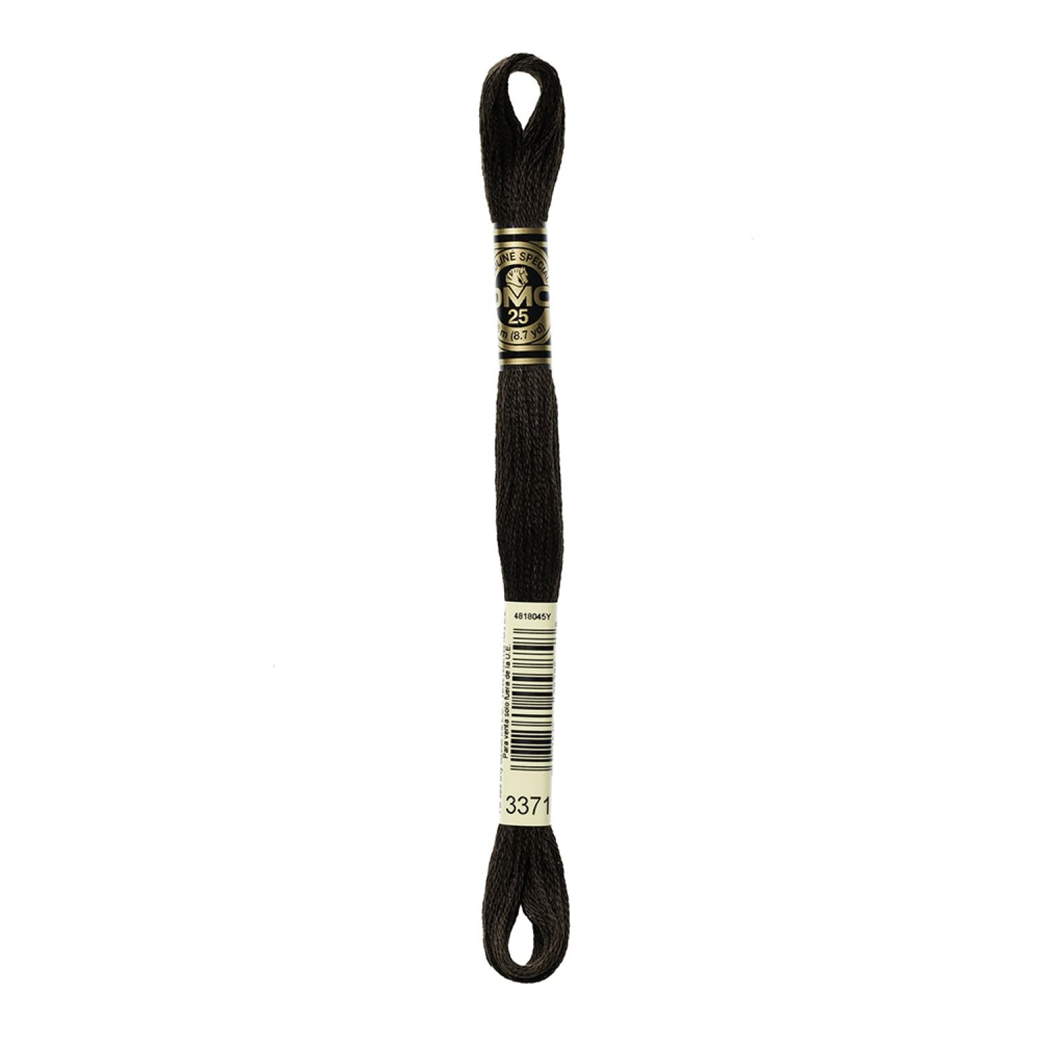 DMC Stranded Cotton 100g Cone 3371 Black Brown (Art 5214)
