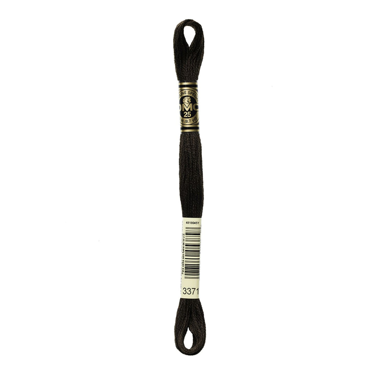DMC Stranded Cotton 100g Cone 3371 Black Brown (Art 5214)
