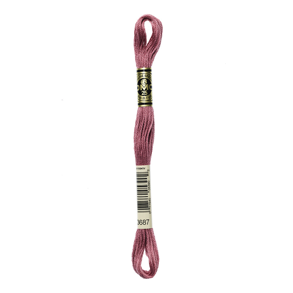 DMC 3687 Mauve Stranded Cotton
