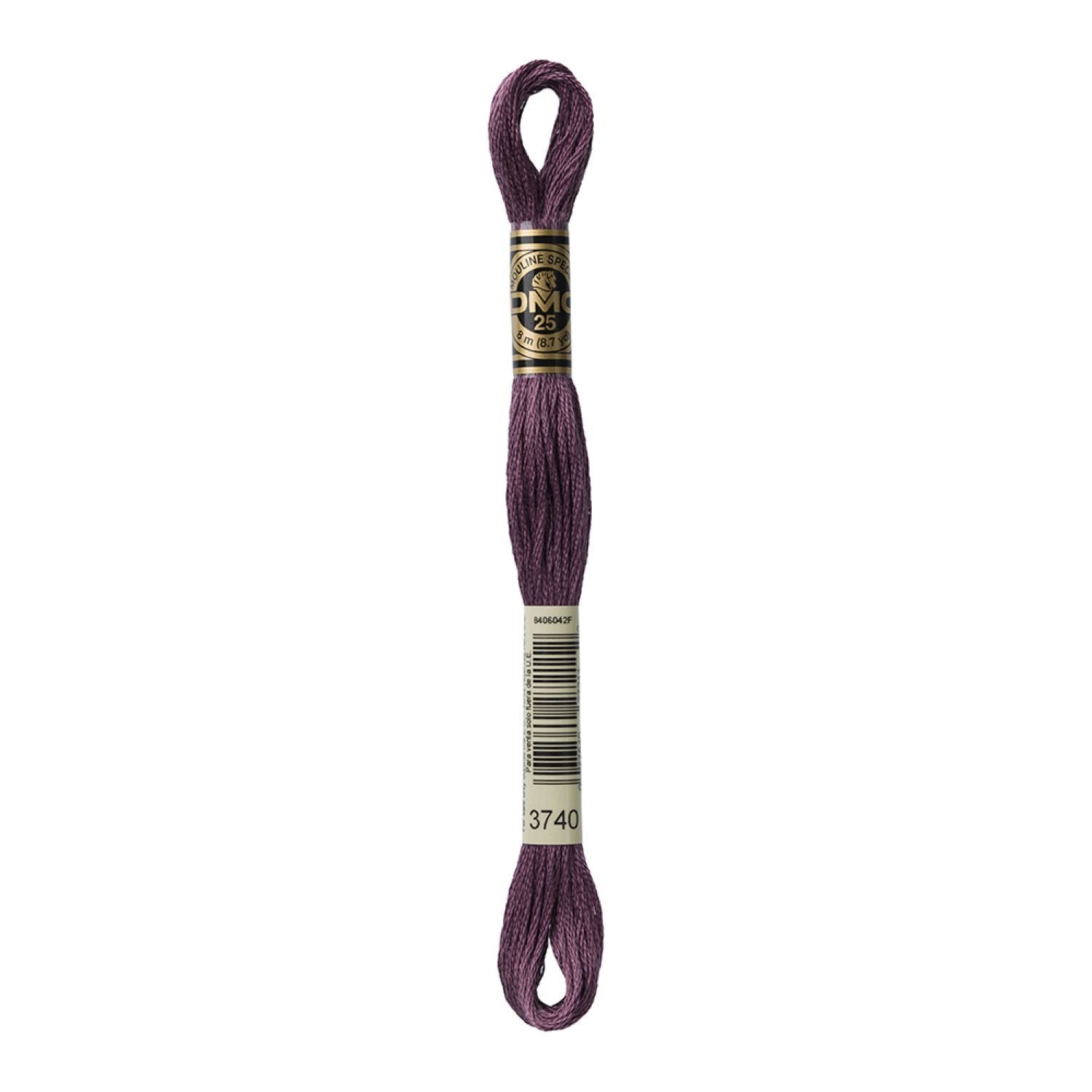 DMC Stranded Cotton 100g Cone 3740 Antique Violet Dark (Art 5214)