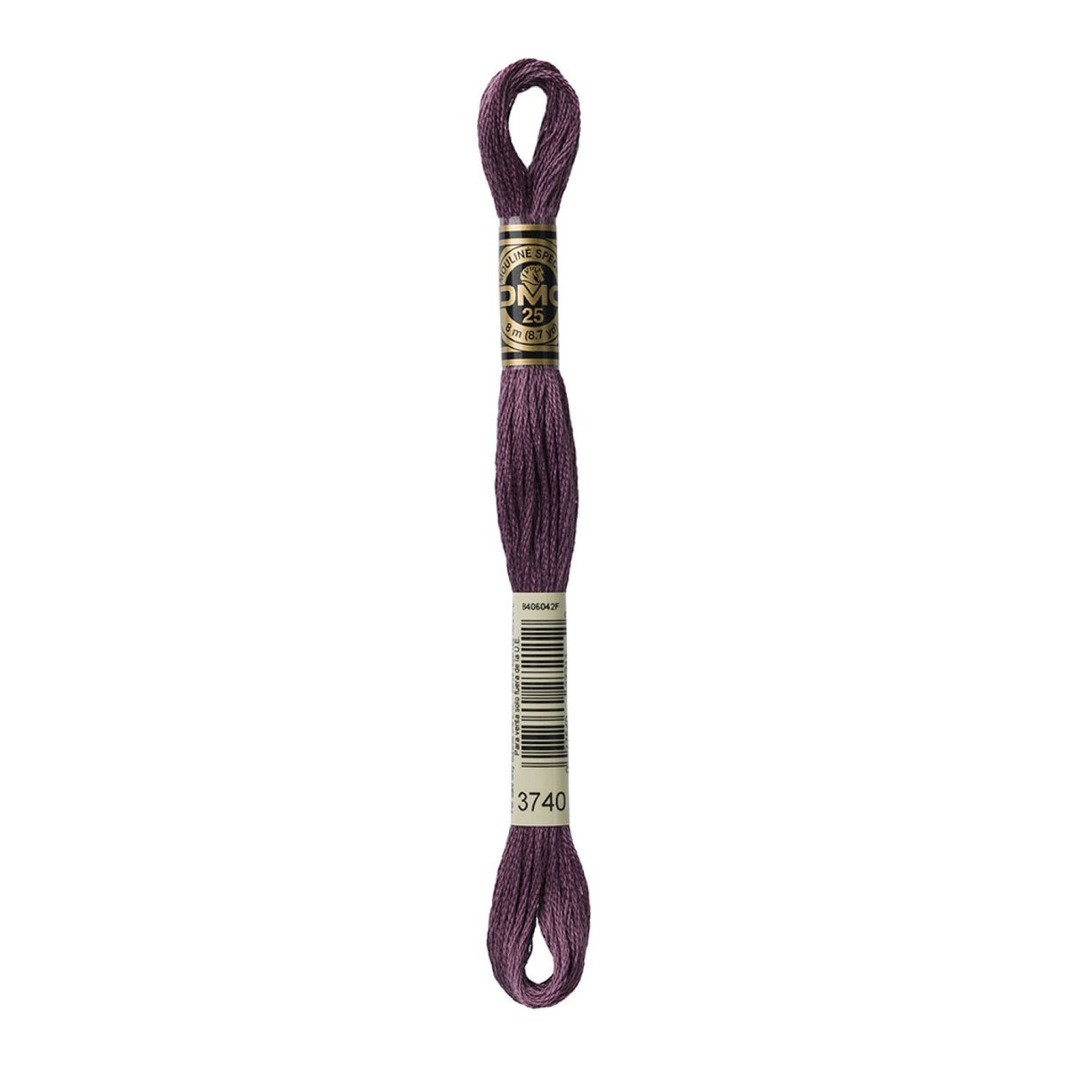DMC Stranded Cotton 100g Cone 3740 Antique Violet Dark (Art 5214)