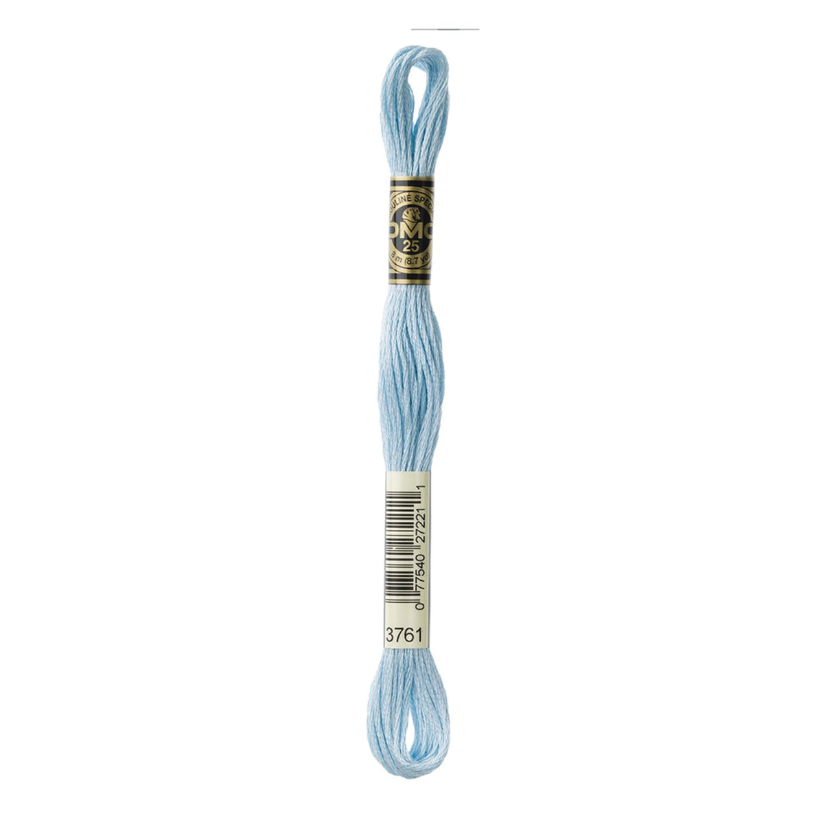 DMC Stranded Cotton 100g Cone 3761 Sky Blue Light (Art 5214)
