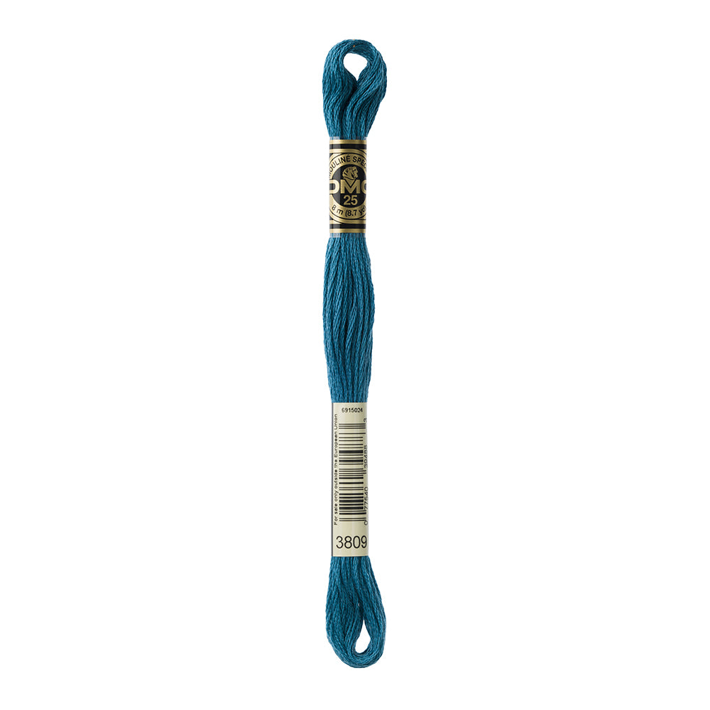 DMC 3809 Turquoise Very Dark Stranded Cotton