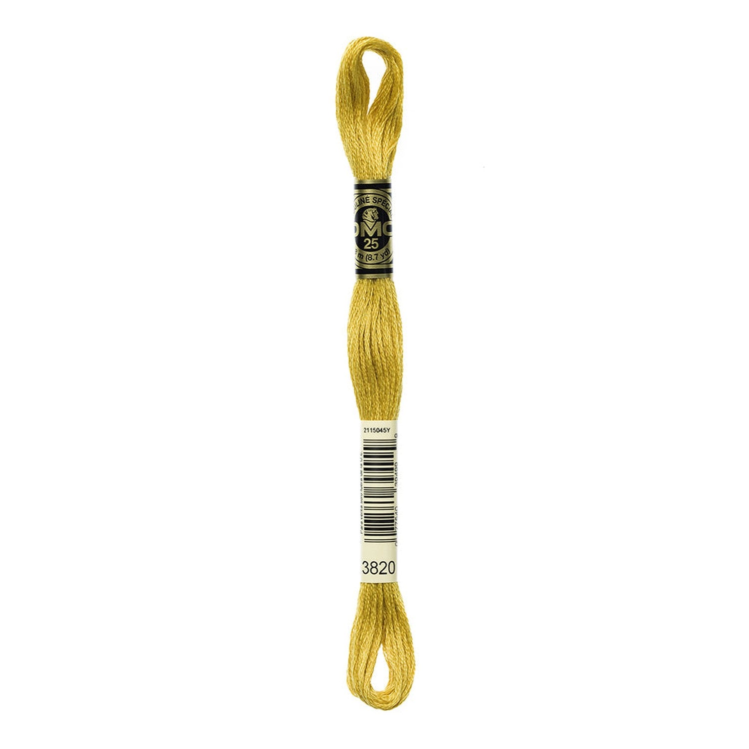 DMC Stranded Cotton 100g Cone 3820 Straw Dark (Art 5214)