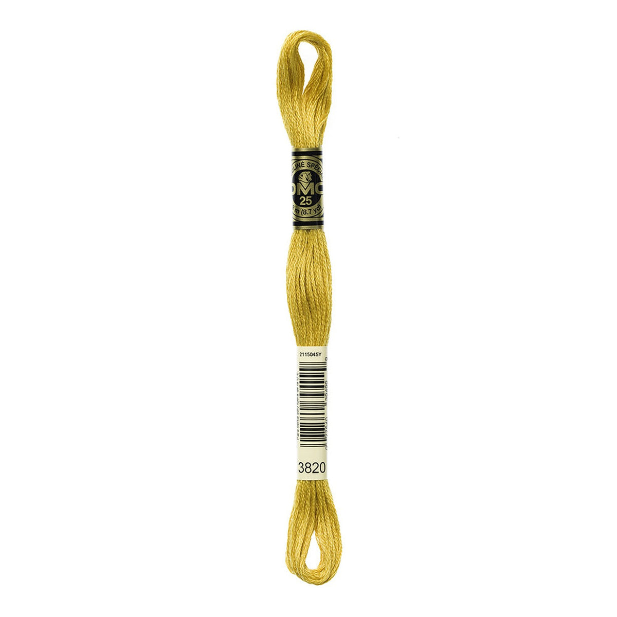 DMC Stranded Cotton 100g Cone 3820 Straw Dark (Art 5214)