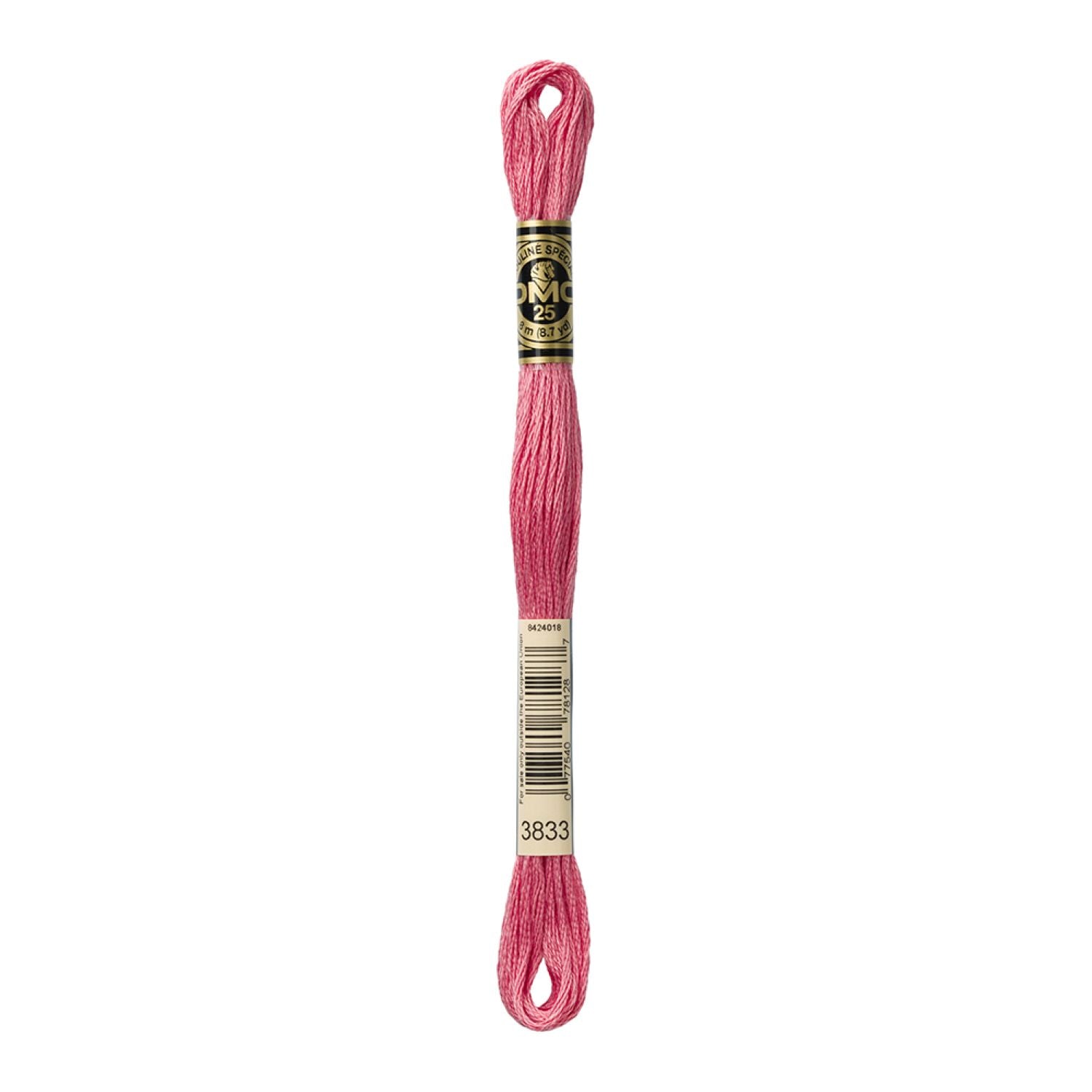 DMC Stranded Cotton 100g Cone 3833 Raspberry Light (Art 5214)