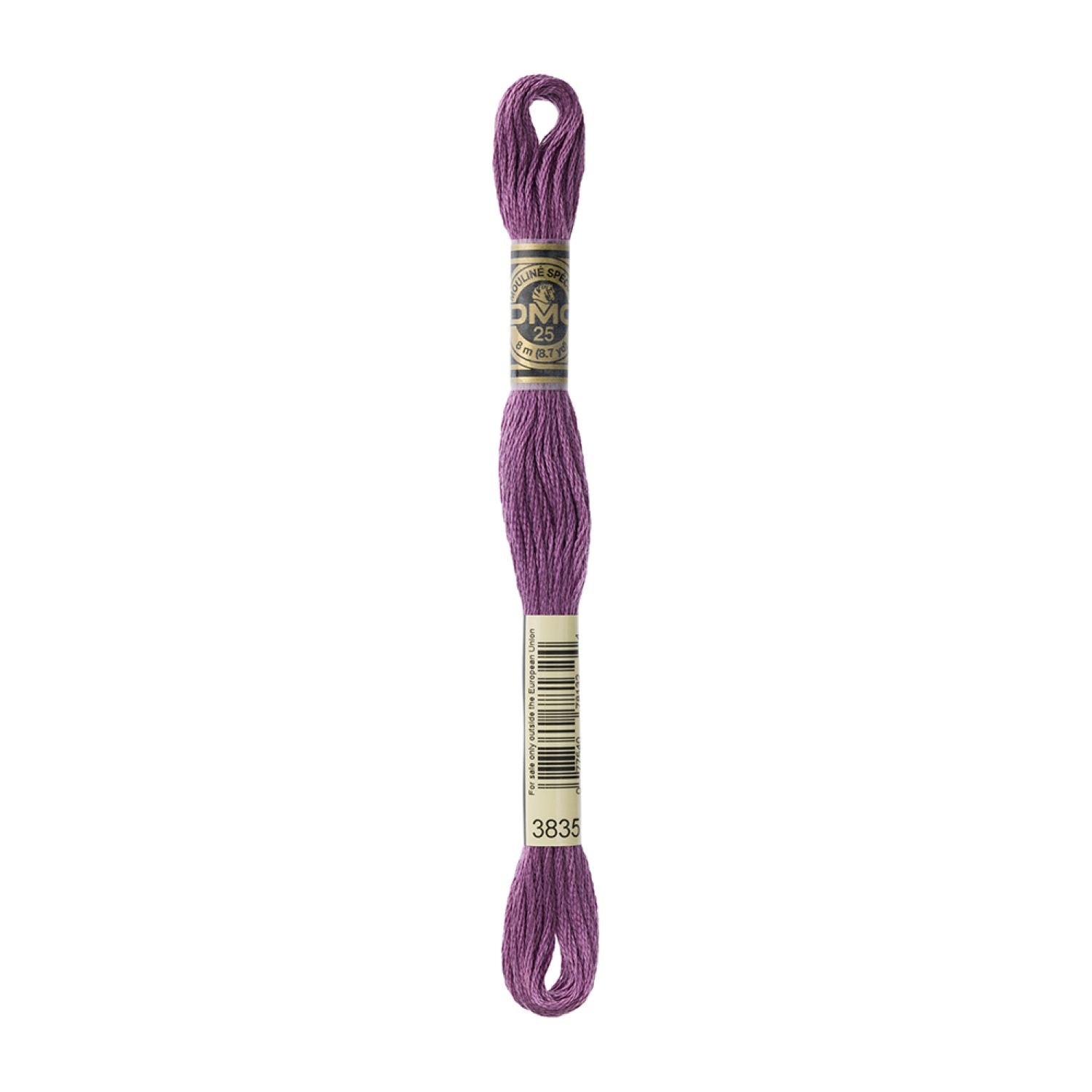 DMC Stranded Cotton 100g Cone 3835 Grape Medium (Art 5214)