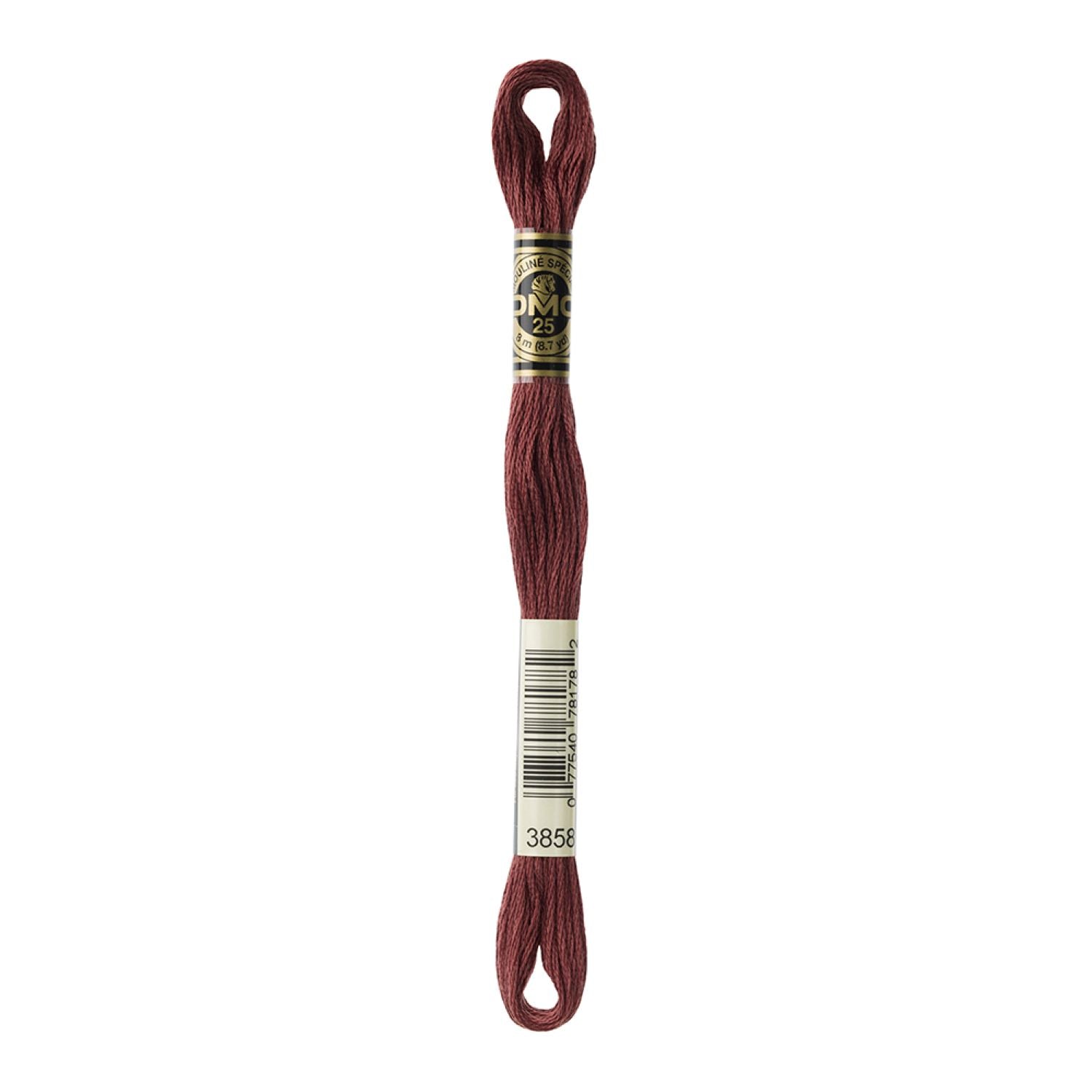 DMC Stranded Cotton 100g Cone 3858 Rosewood Med (Art 5214)