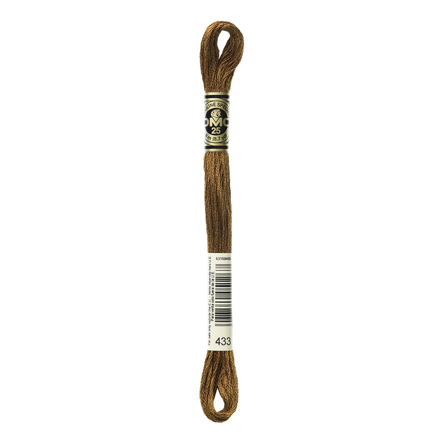 DMC Stranded Cotton 100g Cone 433 Brown Med (Art 5214)